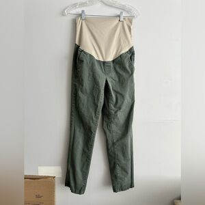 Loft green Maternity pants Size 4